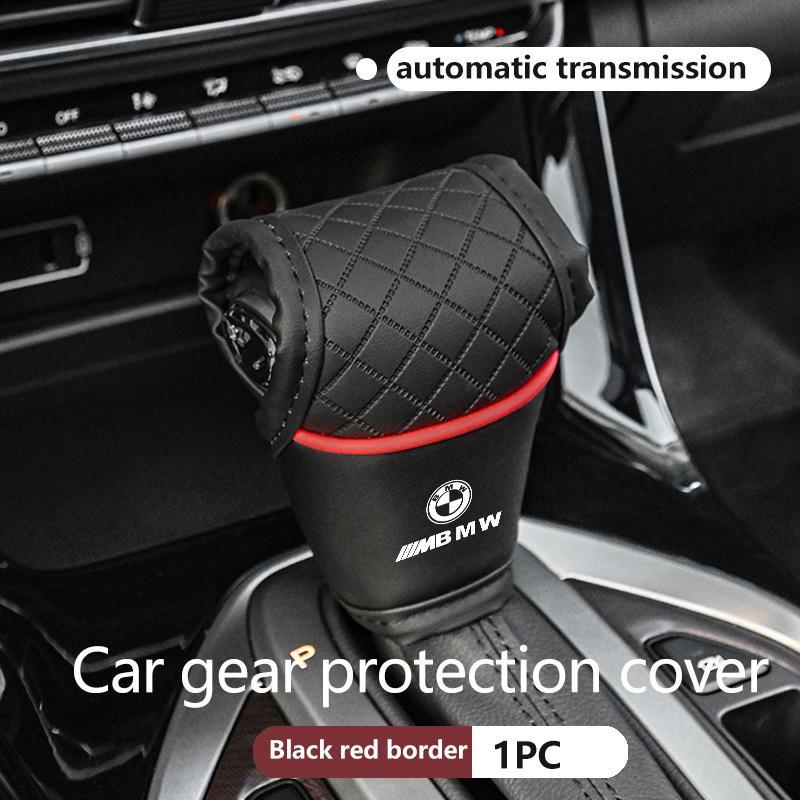 AAAQO1 Car Shift Handle Cover Leather Non-slip Gear Sheath Decoration For BMW M Performance Alpina M3 M5 M6 X1 X3 X4 X5 G20