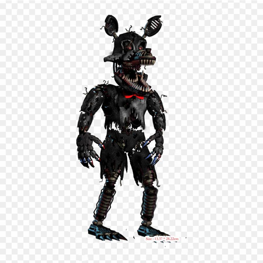 Кошмарный Фокси Five Nights At Freddy's 4 термопереводные картинки для одежды, футболка, сумка, термопереносные наклейки, железные нашивки