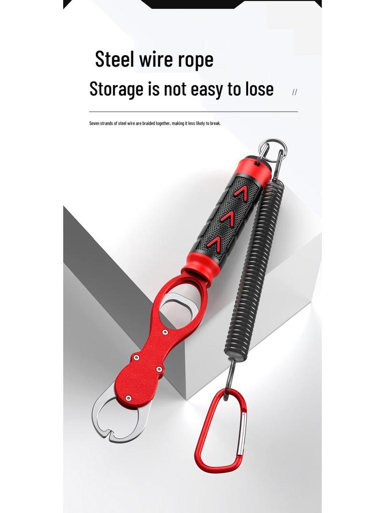 Контроллер для рыбы Takumi из алюминиевого сплава: Коррозионностойкий захват с длинной ручкой и рыболовные плоскогубцы со шкалой