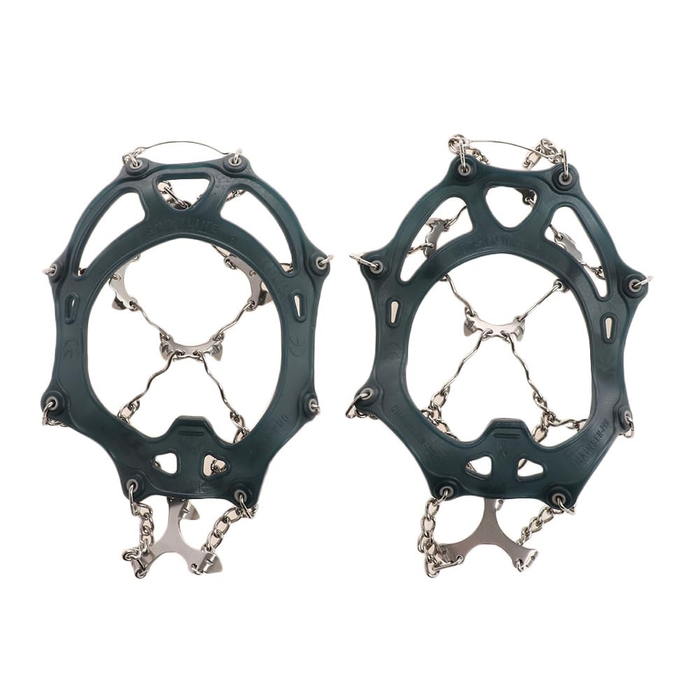 Snowline Chain Spikes for Outdoor and Backcountry Chain Sen Eye XL Authentic Japanese SL44UES001 Skiing, Pro, Red/Gray, (Shoes 27.0-30.0cm), Product,