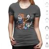 Slasher Kitties  Group Of 6  T Shirt Cotton Men Women DIY Print Slashers Slasher Movies Horror Horror Movies Scary Movies