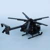 Modern Military US MH-6 Little Bird helicopter Assembling Bricks DIY Toys Gifts moc Blocks