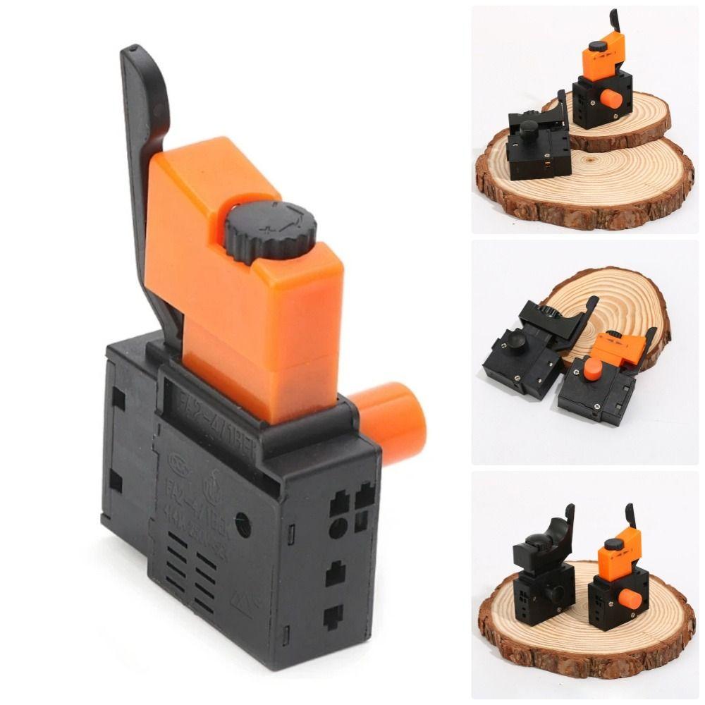 1Pcs Lock On Power Electric Drill Trigger Switch Speed Control FA2/61BEK New Speed Switch