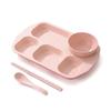 with Bowl and Tableware Fat-Loss Meal Plate Microwave-safe Divided Food Plate  Canteen