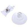 2Pcs Living Room Sucker Clamp Wall Suction Cup Clip Plastic Window Office Door