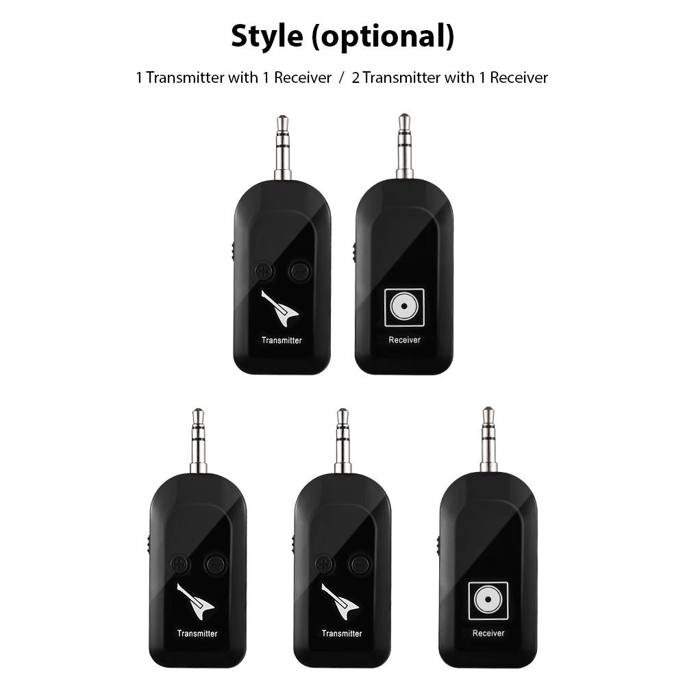 Беспроводная гитарная система, перезаряжаемый 2.4G гитарный передатчик и приемник, набор для передачи в реальном времени