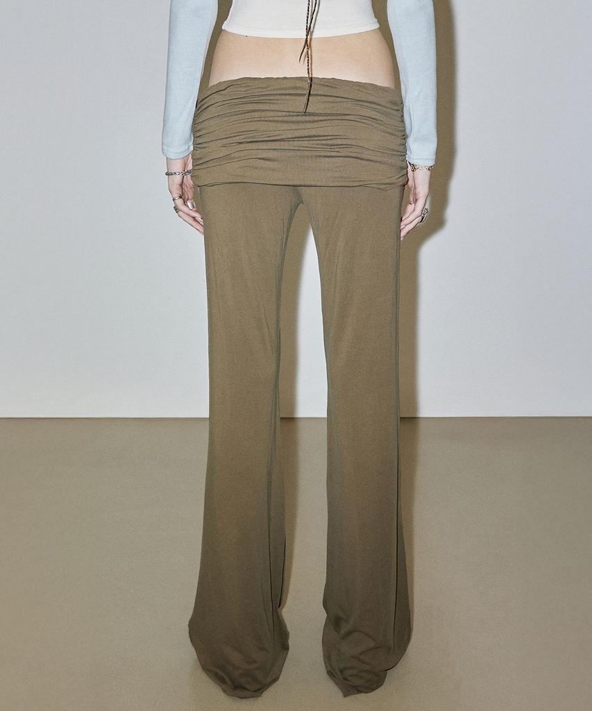 SCULPTOR Jersey Lowrise Track Pants Khaki