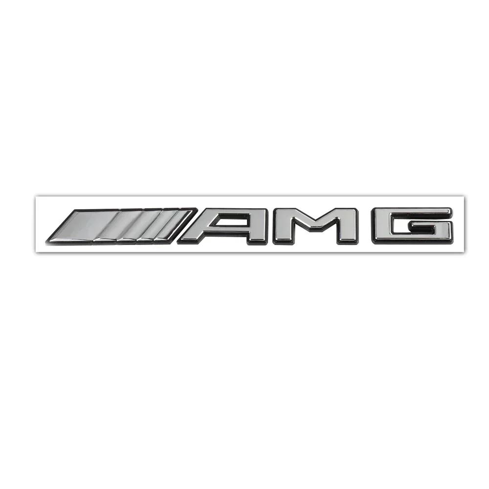 1pc 3D ABS Car Rear Trunk Badge Decal Letters Sticker For Mercedes Benz AMG A B C E G CLA C63 C63S E53 GT SLK Auto Accessories AD1