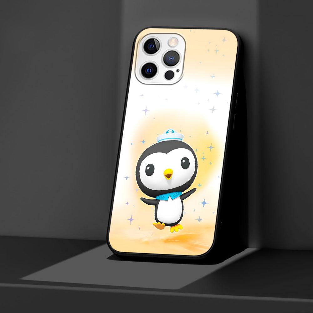 Cartoon Octonauts Case for Apple iPhone 13 14 Plus 11 12 Mini 15 Pro Max 7 8 SE 2020 X XS XR Silicone Black Soft Phone Cover