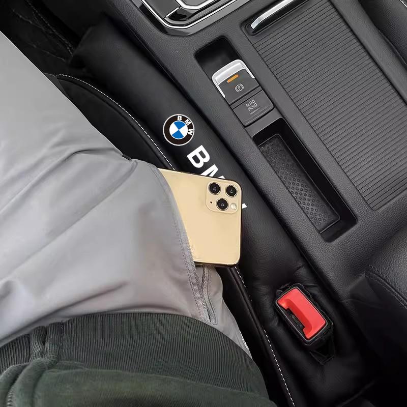 Parking Tag 2Pcs Car Seat Gap Filler Strip Soft Pads Leather Auto Accessories For BMW E46 E90 E60 F30 F10 E39 E36 F20 G30 G20 X1 BZ5