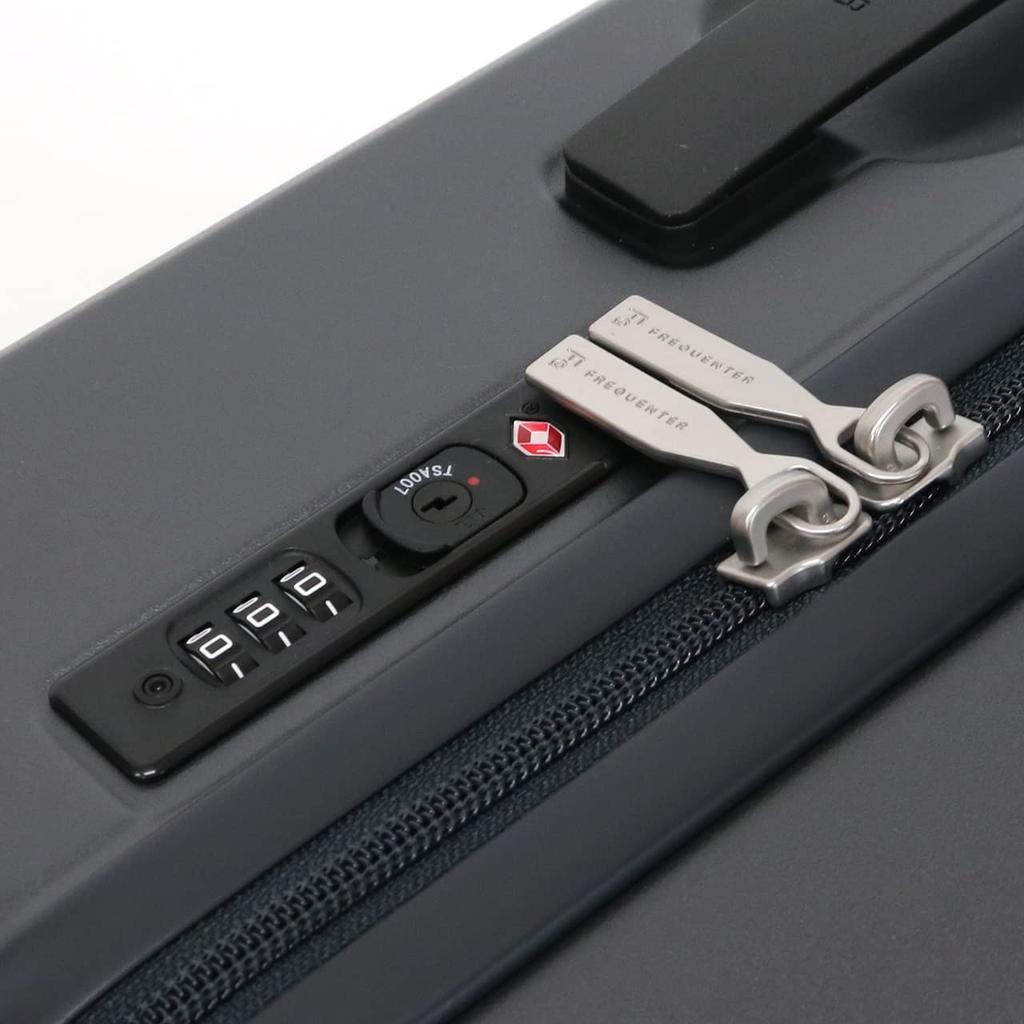 Чемодан ночи LIEVE 48 см TSA замок 4 колеса Тихий [Frequent] 1-3 Ручная кладь 1-250 (ТЕМНО-СЕРЫЙ)