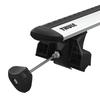 Thule Evo Flush Rail Foot 7106 Direct Roof Rail One-Key Lock (Square Wing/Evo Slide Professional Bar Compatible) 710600