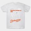 Женская футболка Массачусетс Делавэр Принт Харадзюку Каваий Футболка Летняя с коротким рукавом Женская футболка Топ