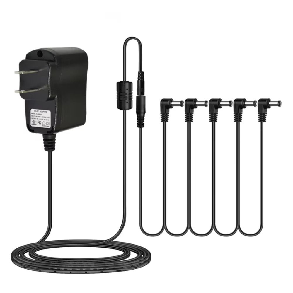 5 Way Guitar Pedal Power Supply 9V 500mA Bass Power Adapter Wire Guitar Class