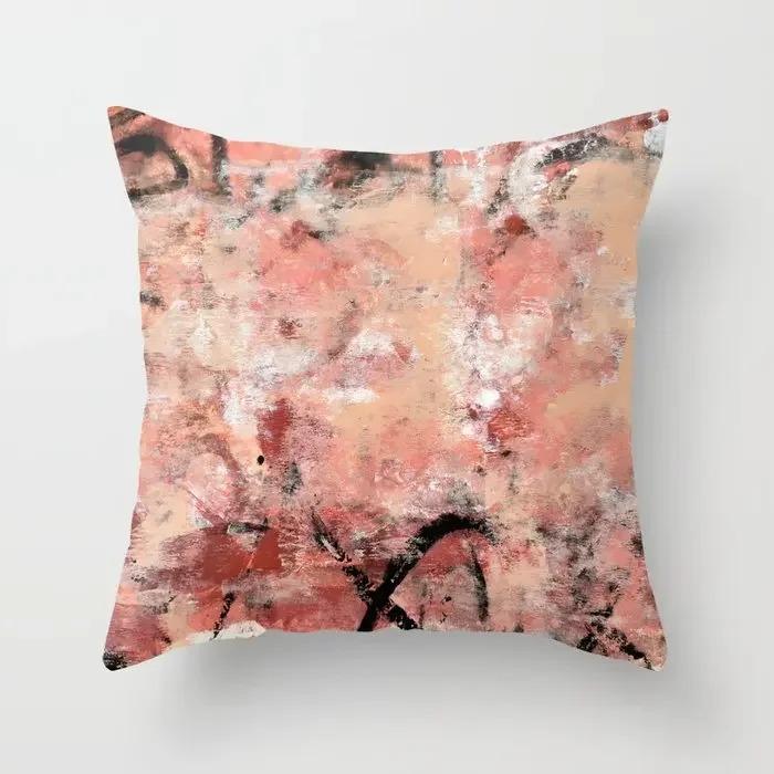 Модная абстрактная синяя наволочка для подушки автомобиля, чехлы для дивана