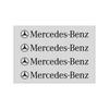Car Door Handle Stickers Tire Rear View Mirror Decals Decoration for Mercedes Benz E220 A300 S300 S350 C200 W176 W117 W156 AQ1