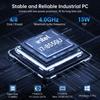 Mavsloly Mini Fanless Industrial Computer with Core 8G RAM 256G Dual NIC Support 4G Windows 11 Pro PC, i7-8550U, SSD, 2.5G LAN, 6COM RS232,