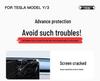 Комплект защиты экрана и консоли для Tesla Model 3/Y Yoke: Закаленное стекло и HD-пленка