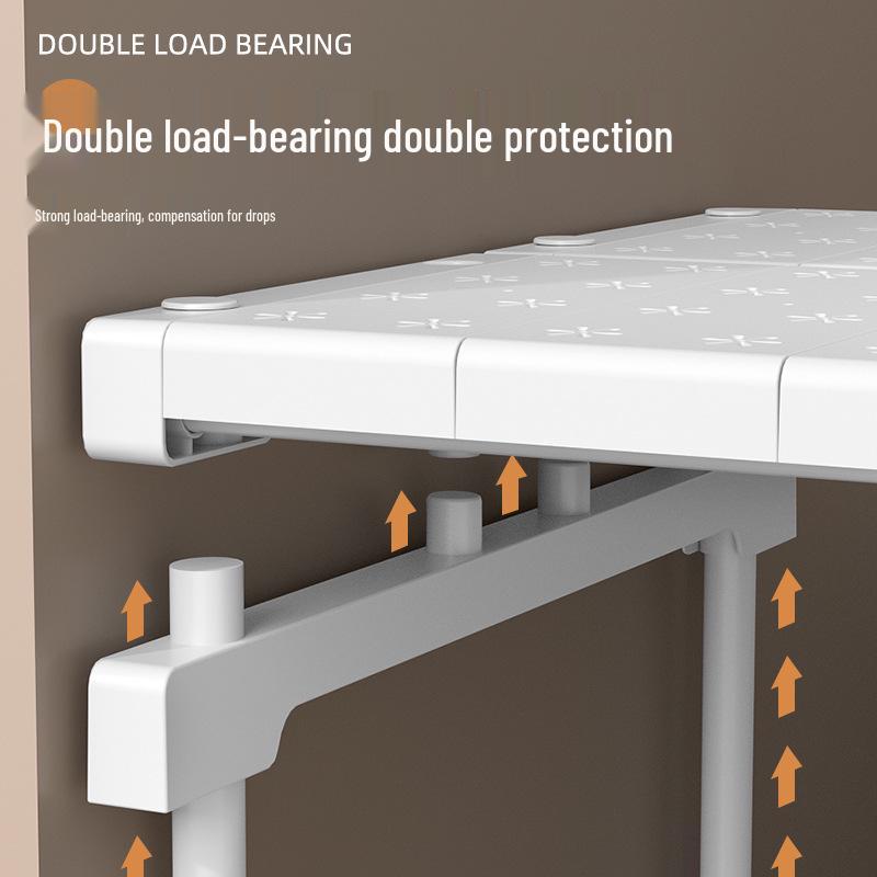 Расширяемый разделитель и полка для шкафа без сверления