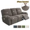 1/2/3Seater Recliner Sofa Cover Elastic Anti-Slip Washable Armchair Slipcover Couch Cover Furniture Protector Living Room Home
