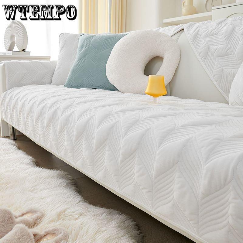 Подушка для дивана в скандинавском стиле, современная мода, всесезонная, универсальная, противоскользящая, подушка для гостиной, полотенце для спинки, плюшевый чехол для дивана