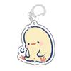 Акриловый вздыхающий брелок для ключей с животным Котенок Панда Брелок Курица Вздыхающий Подвеска Кот Унисекс