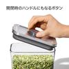 OXO Пластиковый контейнер для хранения из нержавеющей стали Pop Small Square Mini для сухих продуктов, герметичный, 0,4 л, Контейнер, (для Еды, Приправ, Товаров, Защиты)