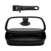 Boohgle Rectangular Frying Pan with Lid (Black)