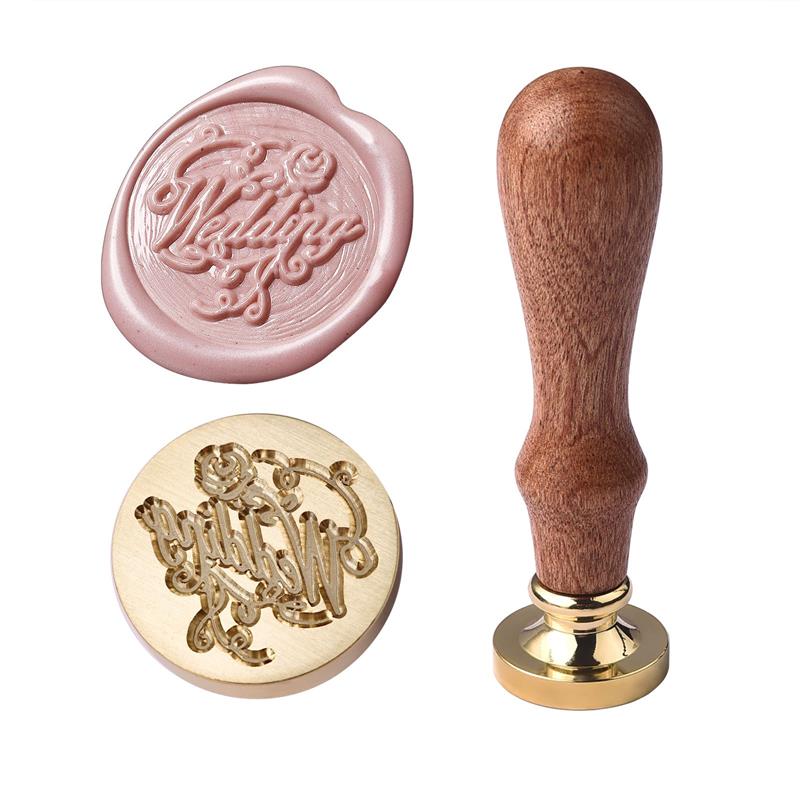 Восковая печать с медной головкой, завитушка, винтажная роза, сделай сам, скрапбукинг, винтажная восковая печать, штамп, приглашение/конверт, подарок