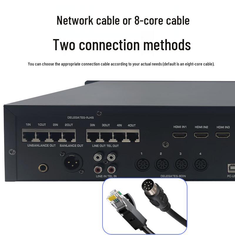 HuiDu HD-830C Профессиональный проводной цифровой всенаправленный микрофон для конференций (Китайская версия)
