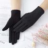 Women Driving Dot Thin Sun Protection Short Gloves  Gloves