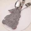 Creative Christmas Cutlery Holder Knife Fork Bags Gnome Santa Claus Xmas Tableware Holders Party Dinner Table Decorate Supplies