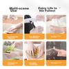 MARYYA Disposable Gloves, 100 Pieces, Large Size PVC Household Kitchen Baking Dishwashing Cleaning Thickened Rubber Gloves