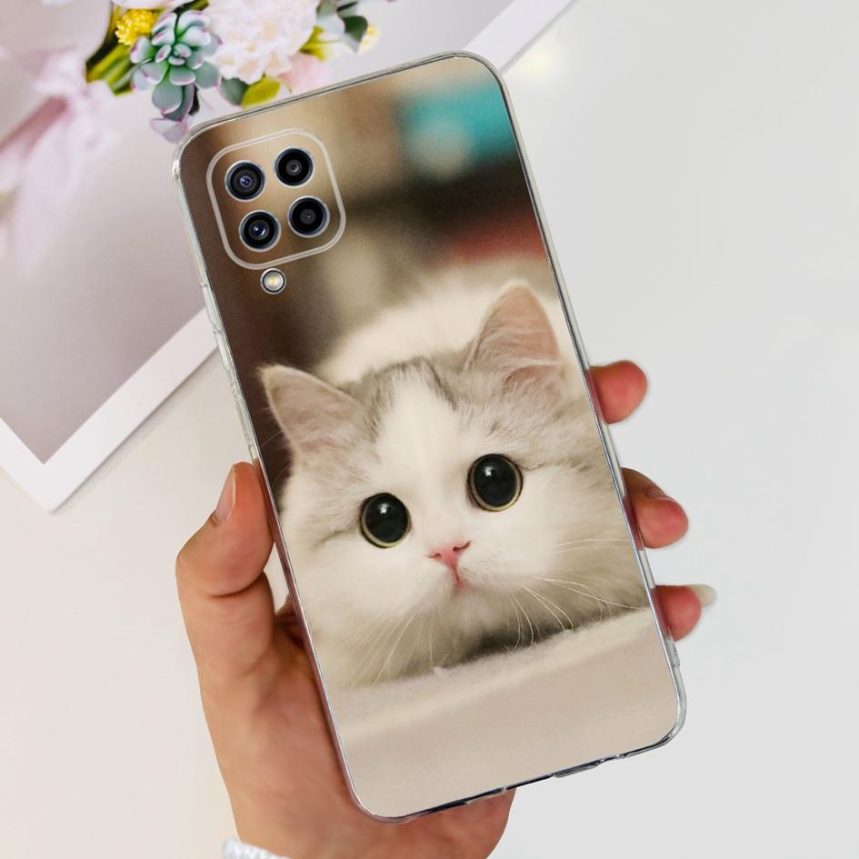 Чехол для Samsung M32 Чехол Galaxy M32 SM-M325F Милый Модный Цветок Мультяшный Мягкие Чехлы Для Samsung M22 F22 M52 5G SM-M526B Бампер