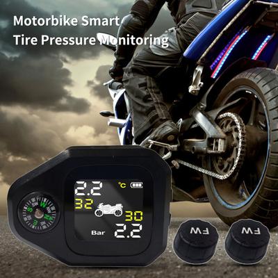 Удобный мотоциклетный TPMS, устойчивый к высоким температурам, безопасный ЖК-экран