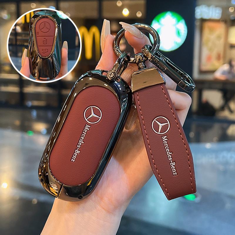 VRN2 TPU Key Case Cover Car Accessories Fob Protector for Mercedes Benz S400L S450/S500 MaybachS480 Keychain Holder Keyring Shell