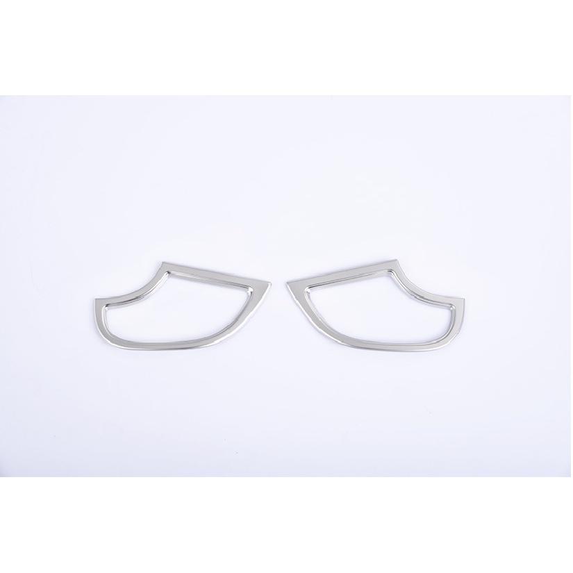 2 шт./компл., Стайлинг автомобиля, ABS, хромированная приборная панель, накладка на розетку кондиционера, подходит для Mercedes Benz W222 S Class