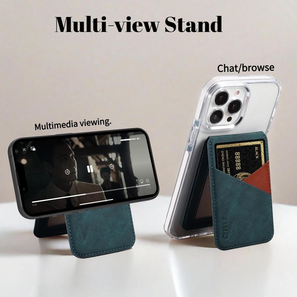 Роскошный кожаный магнитный кошелек держатель сотового телефона подставка для iPhone 16 15 Plus 14 13 12 Pro Max 15Plus противоскользящий чехол с защитой от RFID для удостоверения личности банка