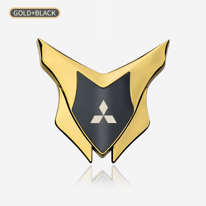 Car Shield Styling Logo Decoration Sticker For Mitsubishi Outlander ASX Eclipse Pajero Lancer EVO Delica L200 Mirage RALLIART