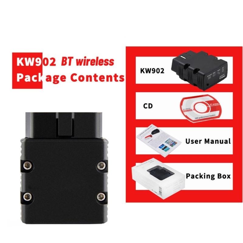 For Android Phones ONLY,Wireless Bluetooth-compatible Diagnostic OBD2 Scanner Car Code Reader Scan Tool ELM327