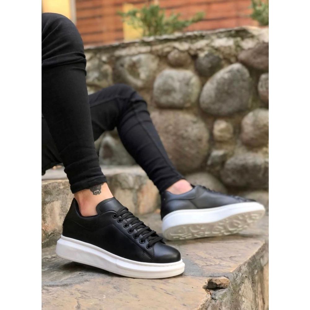 547 Мужская повседневная обувь Мужская обувь на высокой подошве Черно-белая спортивная мужская обувь на шнуровке Некожаная повседневная мужская обувь 2023