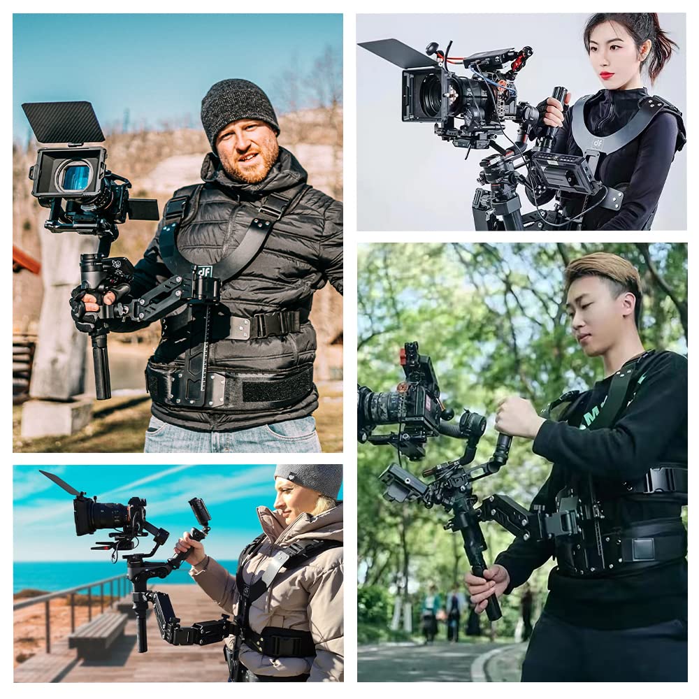 DF DIGITALFOTO Ручной стабилизатор Поддержка Поддержка Жилет Риг Совместимый с DJI Filmmaker Kit Arm Pro Система стабилизации для Видеографа ZHIYUN Crane