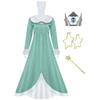 Princess Peach Cosplay Costume Super Mario Bros Peach Dress Halloween Cosplay Outfit for Women Girls Role Play