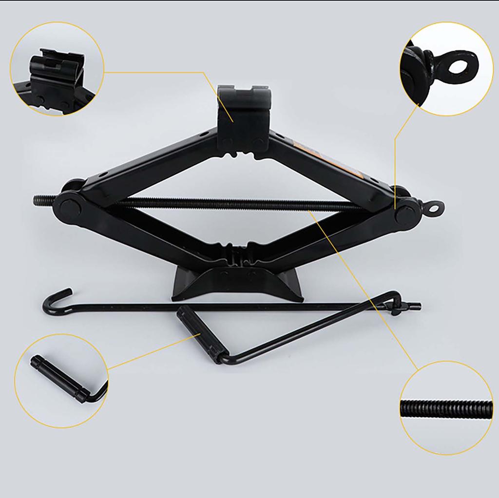 Автомобильный домкрат, ручной для небольших автомобилей, электрические ножничного типа, экономичный, золотой верхний кронштейн для небольших автомобилей