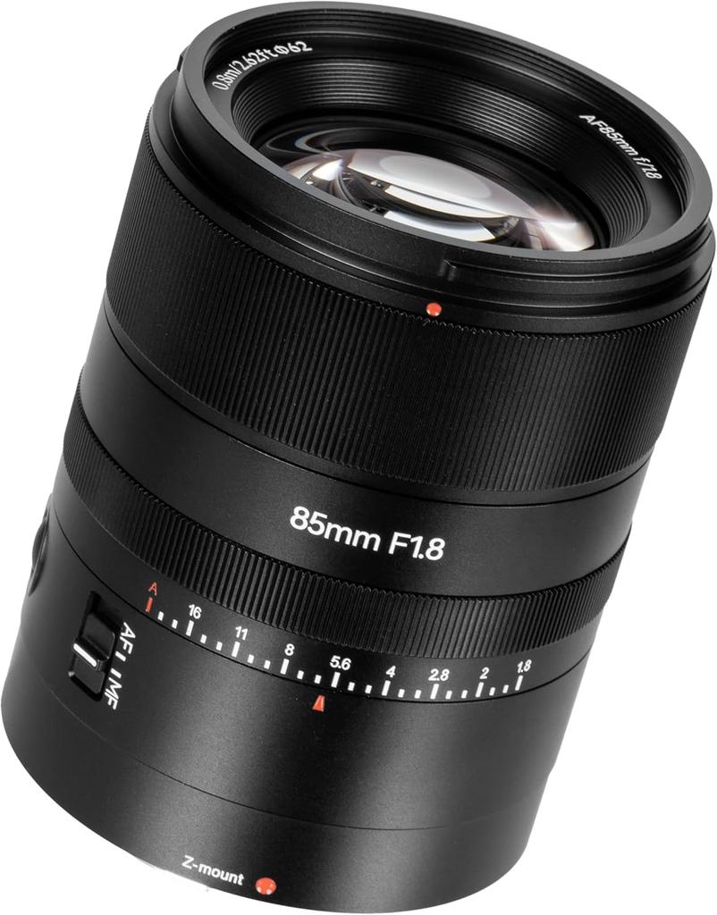 7artisans 85mm AF Medium Large Aperture F1.8 Z-Mount Lens, Full-Frame, Telephoto, Autofocus, (2-Year Warranty)