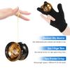 2pcs Aluminum Alloy Yoyo Ball Competitive Yoyoball with Bearing Strings Storage Case and Glove
