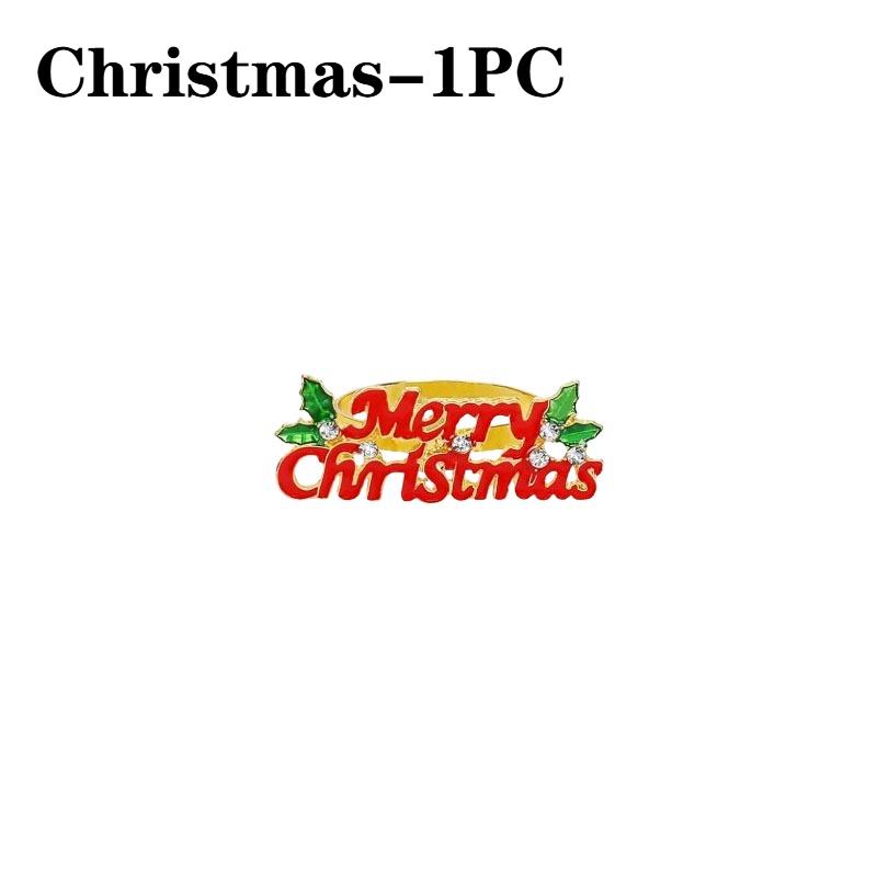 Рождественский декор стола в ресторане Прочные металлические праздничные аксессуары с дизайном Merry Christmas для домашнего рождественского украшения