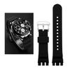Для Tissot T-SPORT Sport T115417 T115407/427 Силиконовый каучуковый водонепроницаемый ремешок-браслет для часов с прорезью 22 мм с инструментами