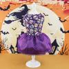 Pet Clothes Halloween Skirt Pumpkin Skull Skirt Factory Mesh Princess Small Dog Teddy