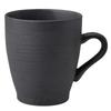Nishikai Toki Hasami Ware Mug, 330ml Capacity, Black, Sendan Pattern, Black, 20787